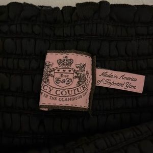 Black terry cloth” juicy “smocked dress